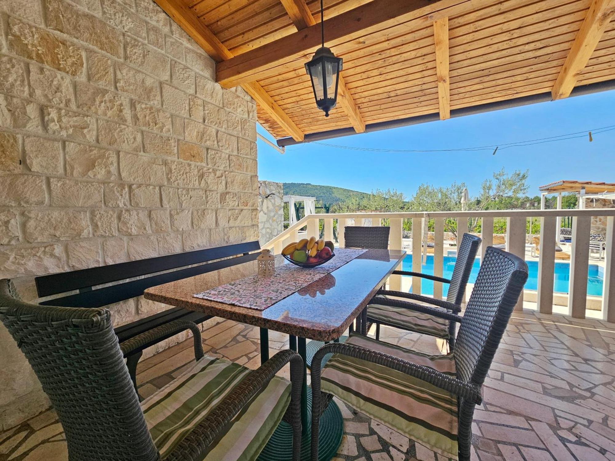 Flamingo - House With Private Pool Villa Gornji Seget Ngoại thất bức ảnh