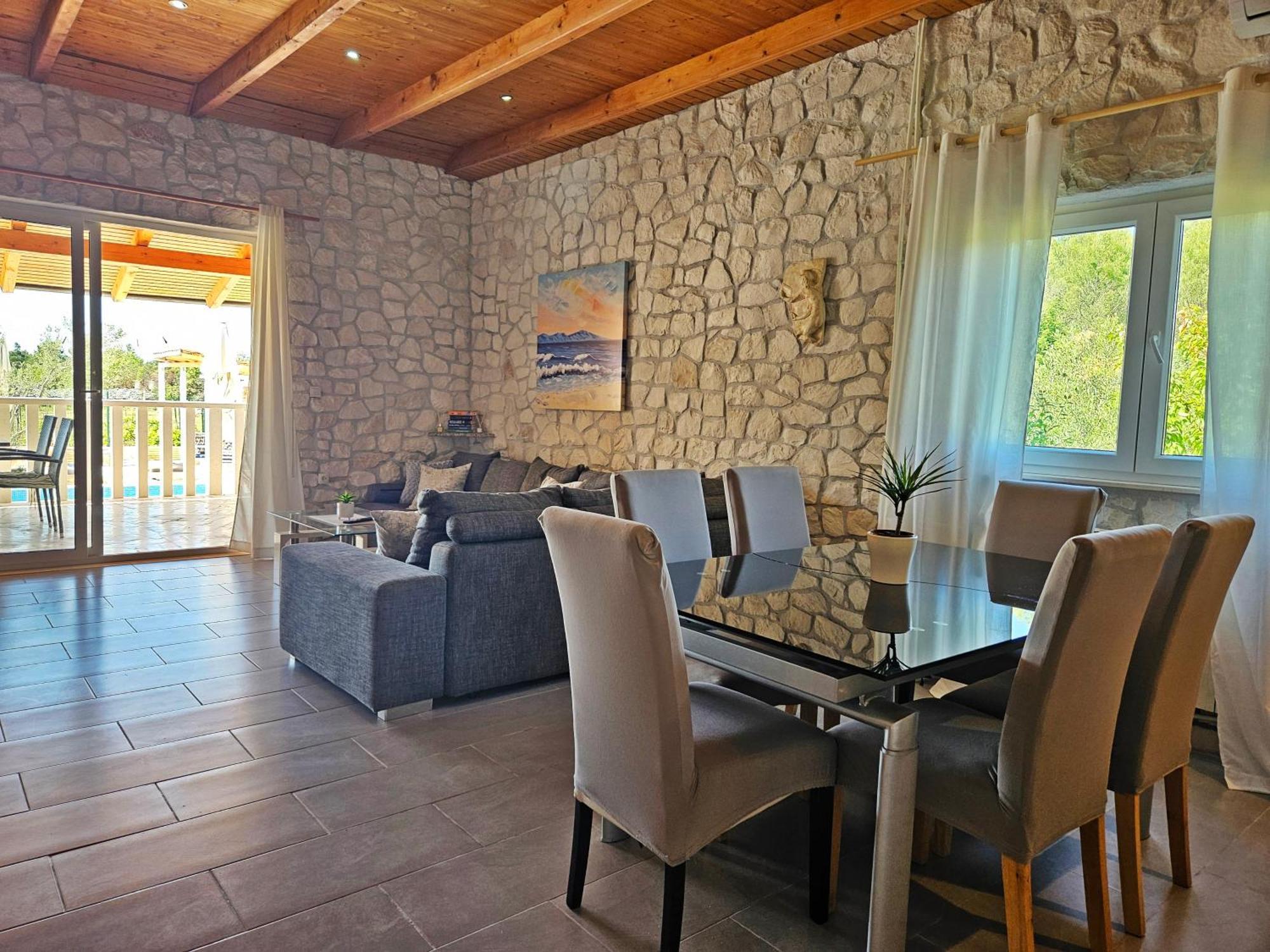 Flamingo - House With Private Pool Villa Gornji Seget Ngoại thất bức ảnh